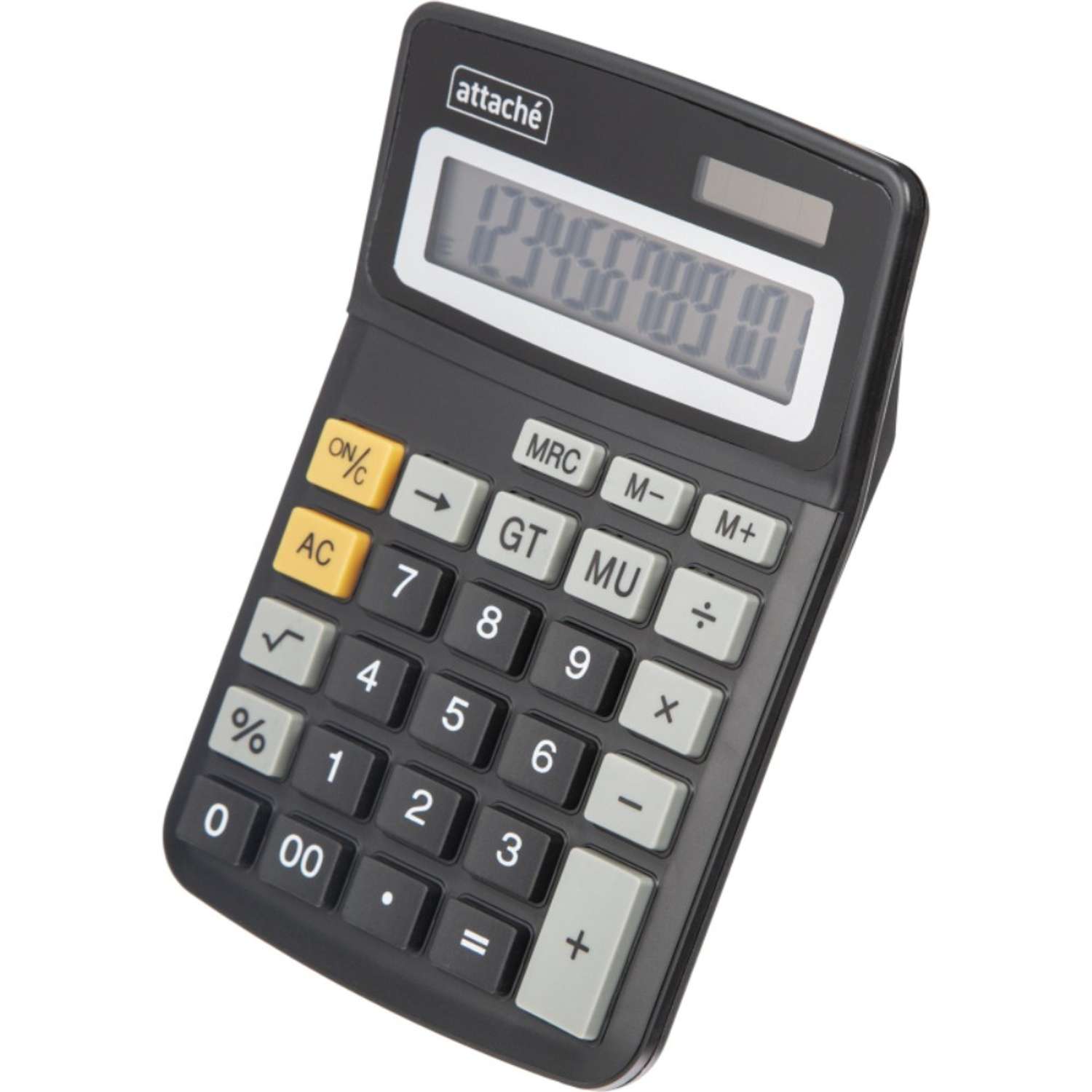 Калькулятор Attache настольный компактный 12ти разрядный черный 1 шт - фото 2