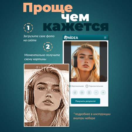 Картины по номерам UNIDEA UniPaint Photo