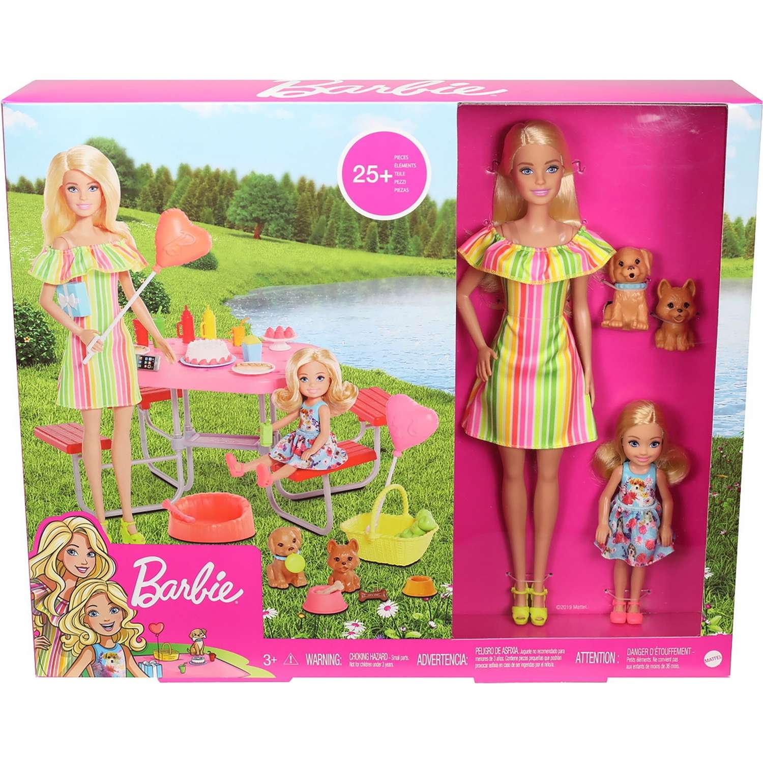 Набор игровой Barbie Пикник с щенками GNC61 GNC61 - фото 2