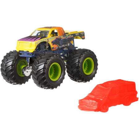 Машина Hot Wheels Monster Jam 1:64 Черный скакун FLX50