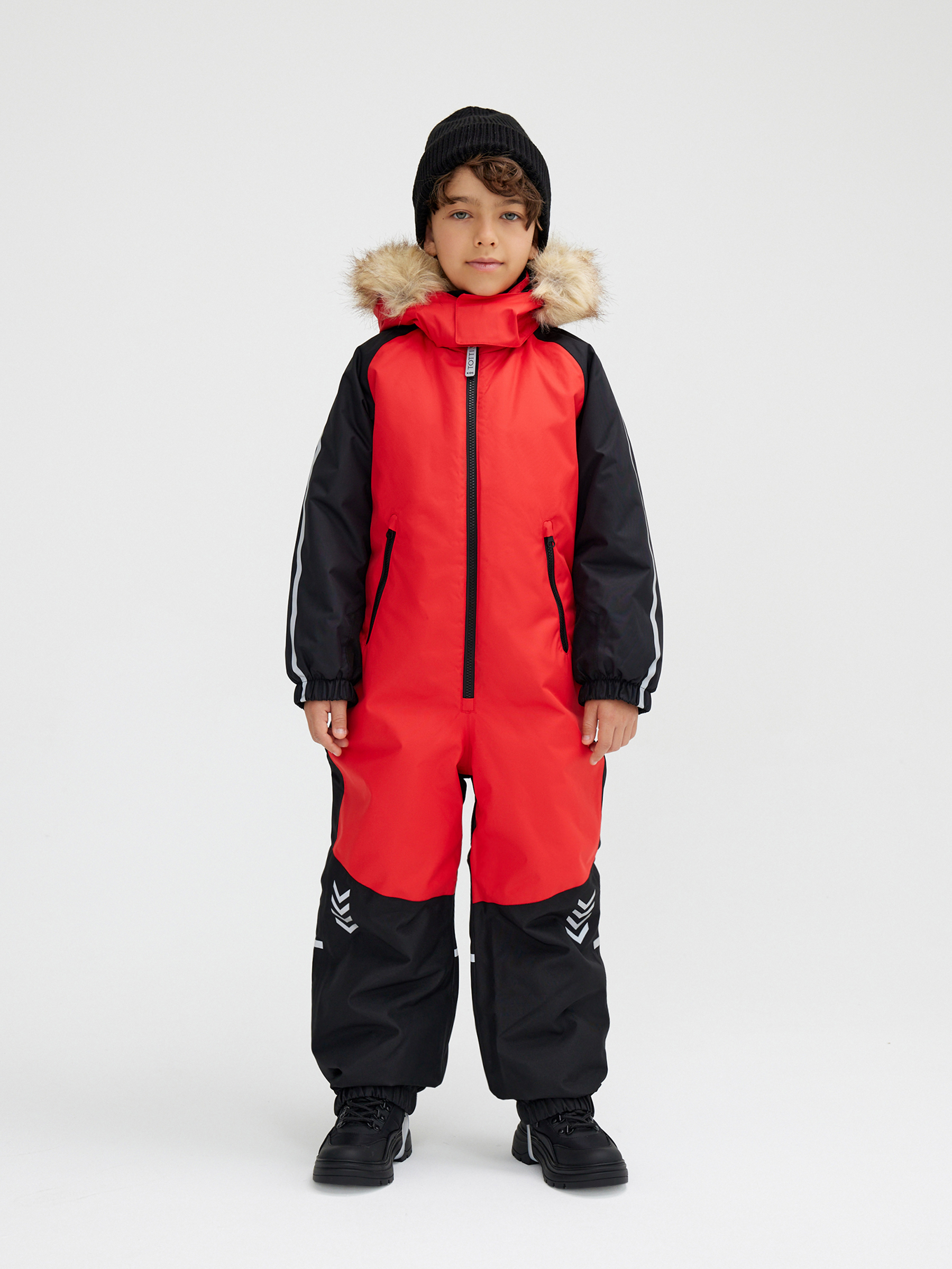 Комбинезон Totti Kids AW23TKB002/Комбинезон детский/Красный - фото 1