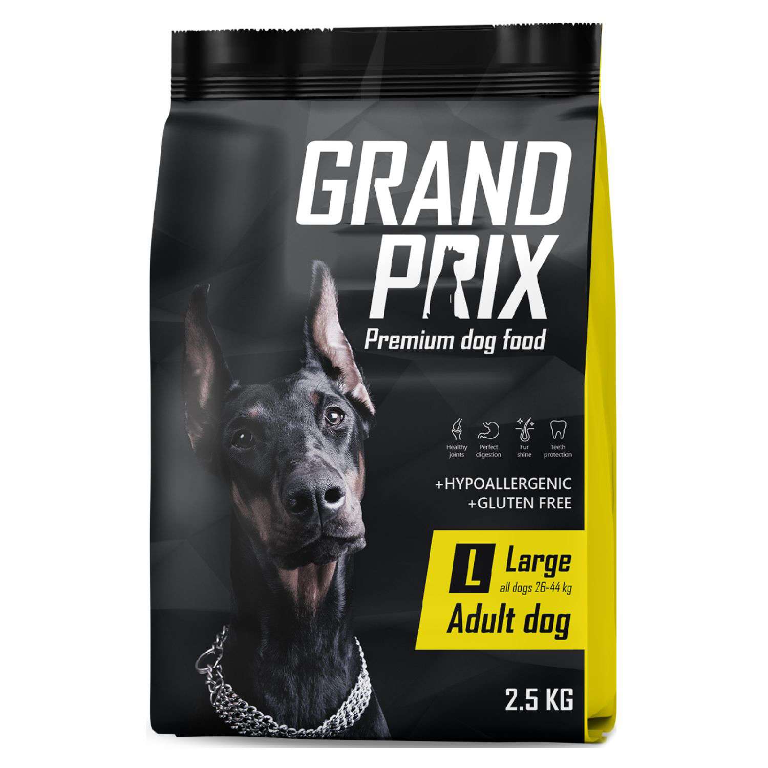 Корм для собак Grand Prix Large Adult курица 2.5кг - фото 1