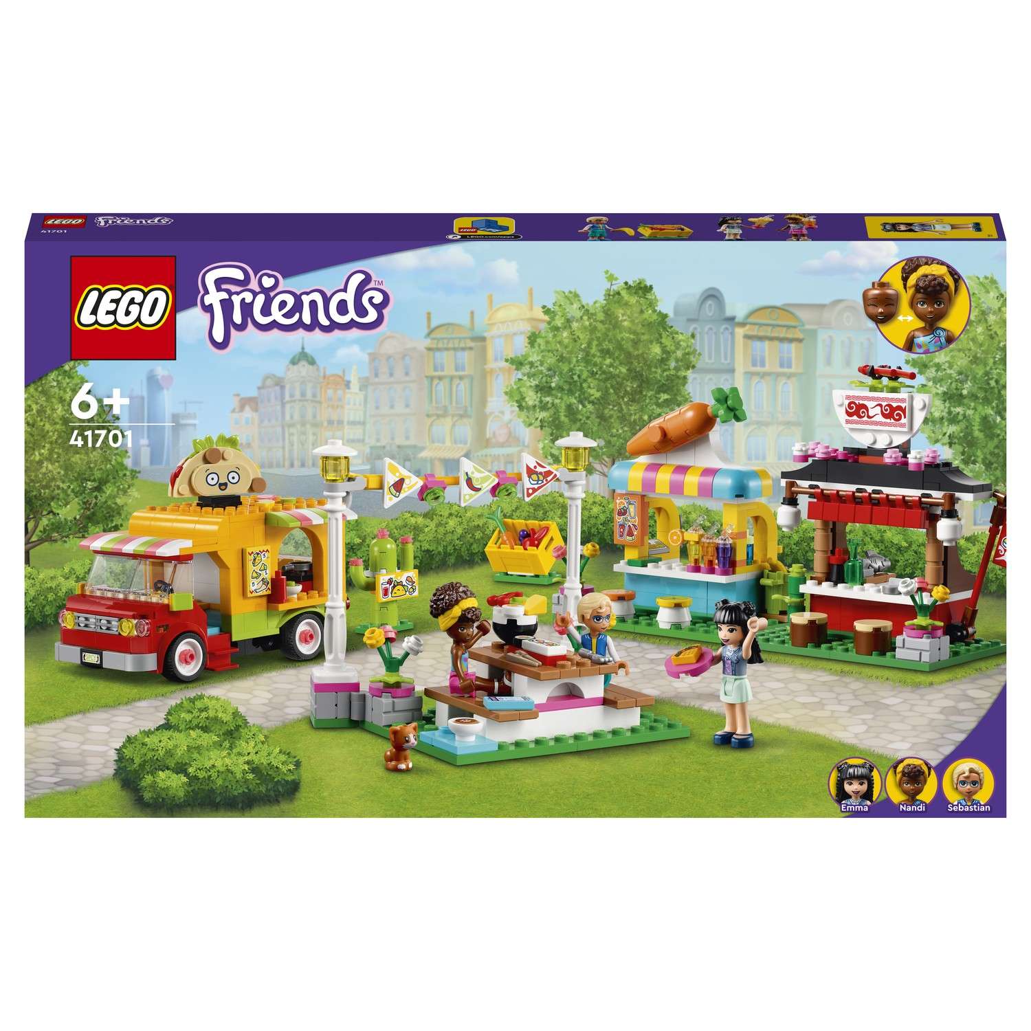 Конструктор LEGO Friends Рынок уличной еды 41701 - фото 2