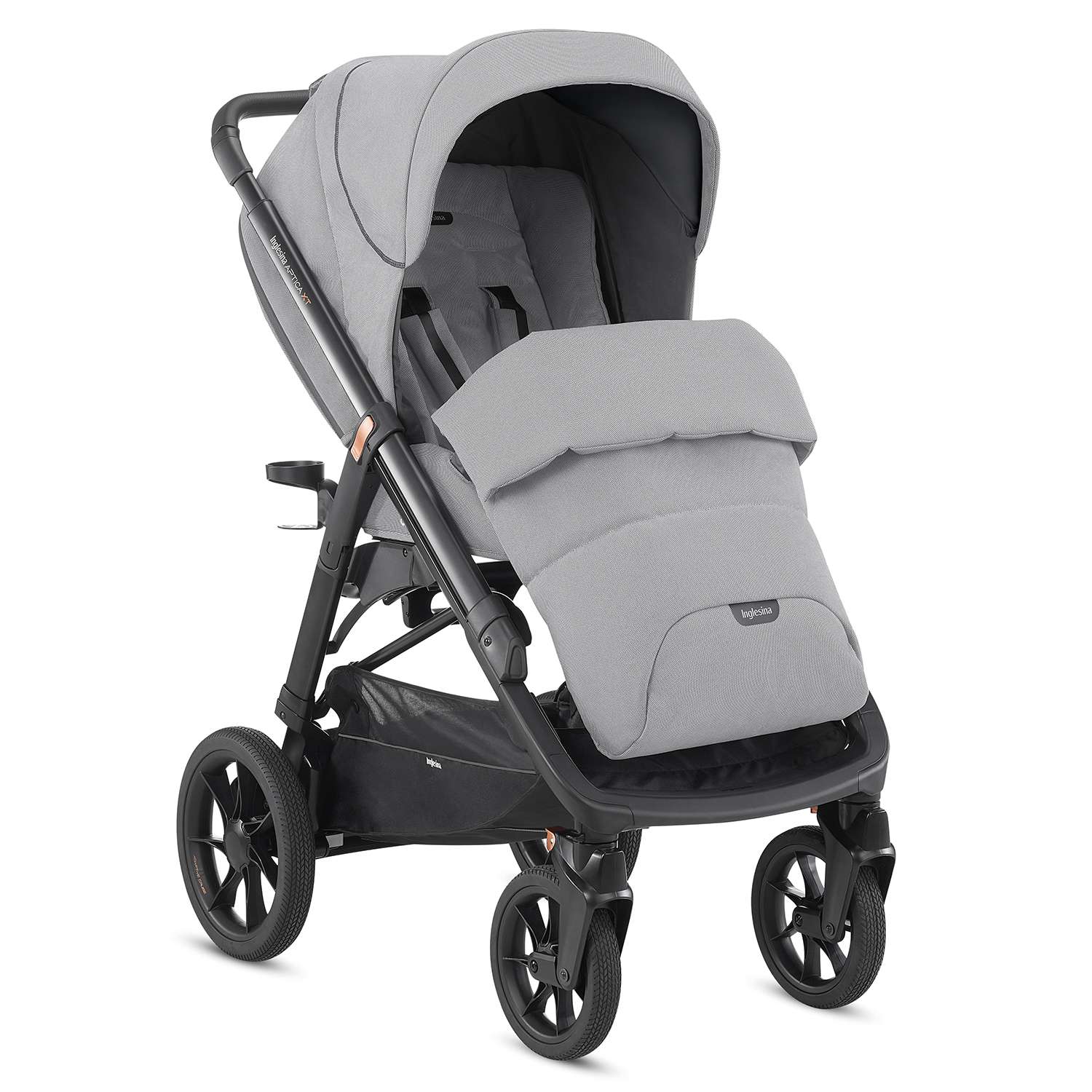 Коляска Inglesina Aptica System Quattro 4в1 на шасси ApticaXT Horizon Grey - фото 4