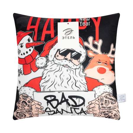 Подушка Этель Bad Santa 40*40 см