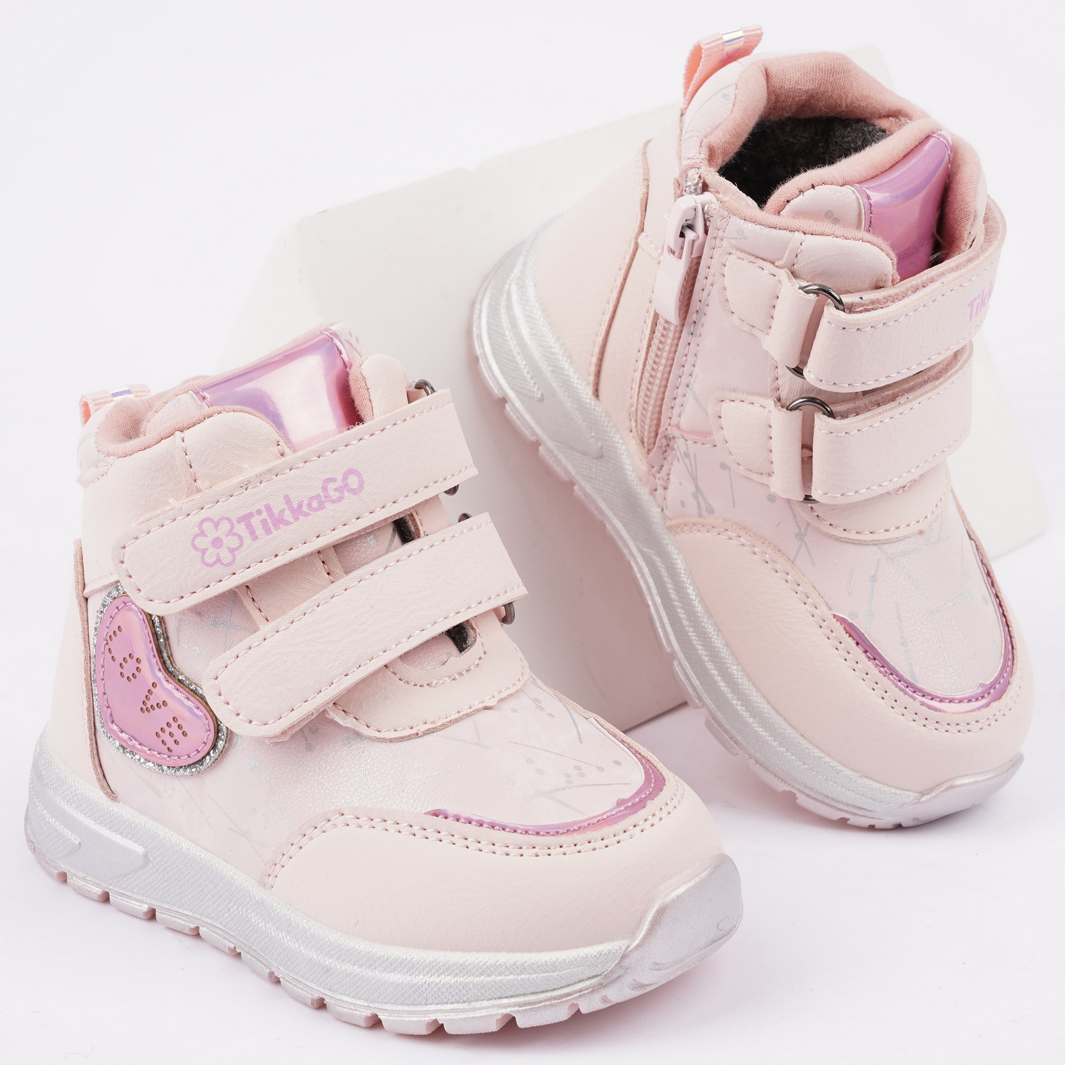 Ботинки TikkaGo 7Y07_2311_pink-white - фото 1