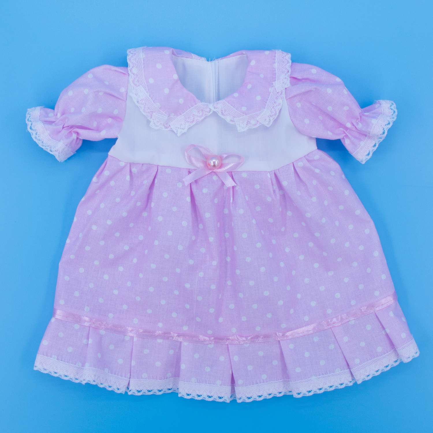 Платье нарядное Модница для пупса 43 см 6114 бледно-розовый 6114бледно-розовый - фото 5