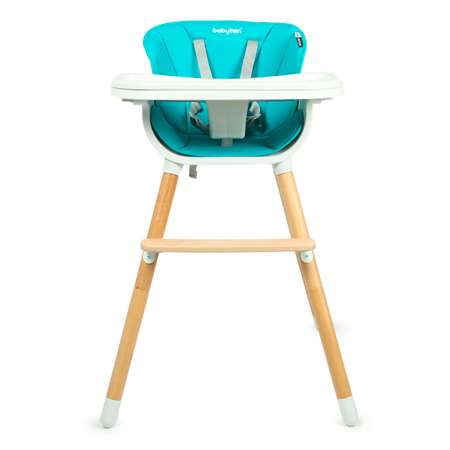 Стульчик для кормления Babyton Woody Turquoise трансформер