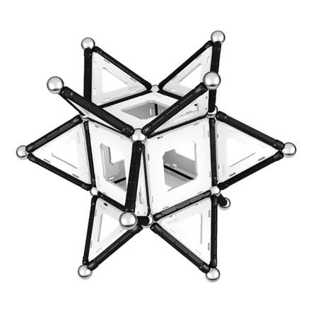 Конструктор магнитный GEOMAG Black/White 104 детали