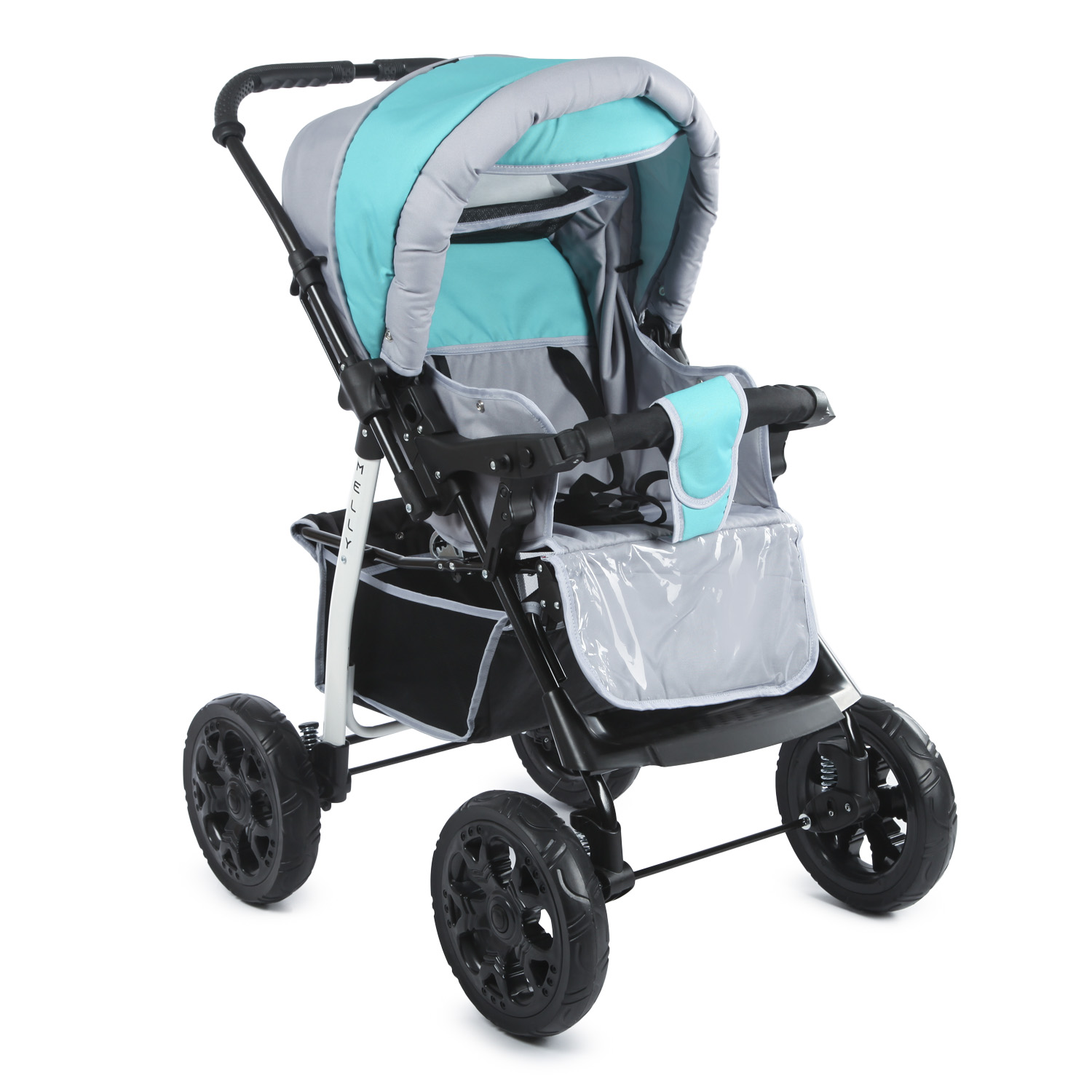 Коляска трансформер Babyton Melly Blue - фото 8