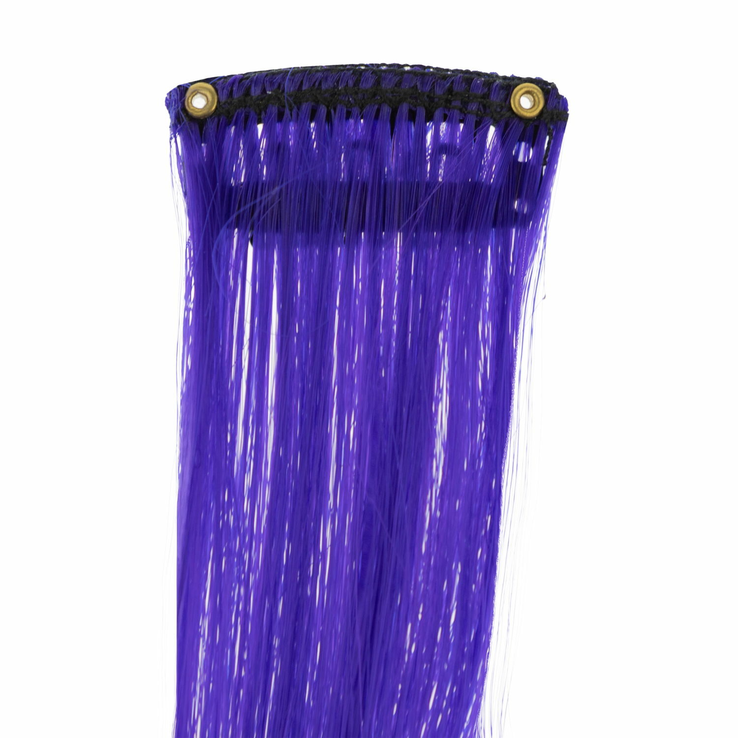 Цветные пряди для волос Lukky Fashion на заколках искусственные фиолетовый градиент 55 см аксессуары для девочек - фото 7