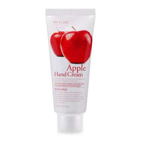 Крем для рук 3W Clinic с экстрактом яблока Apple hand cream 100 мл
