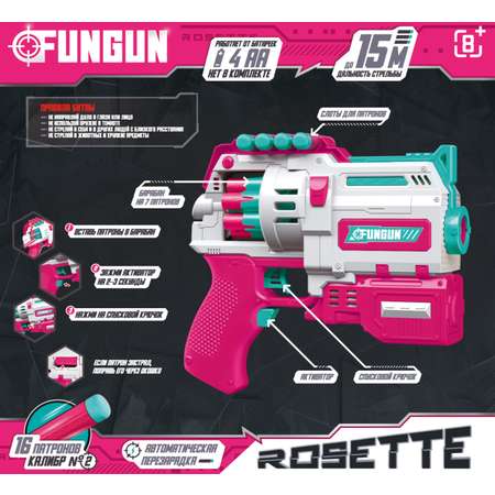 Бластер FUNGUN Pink BIG534-G