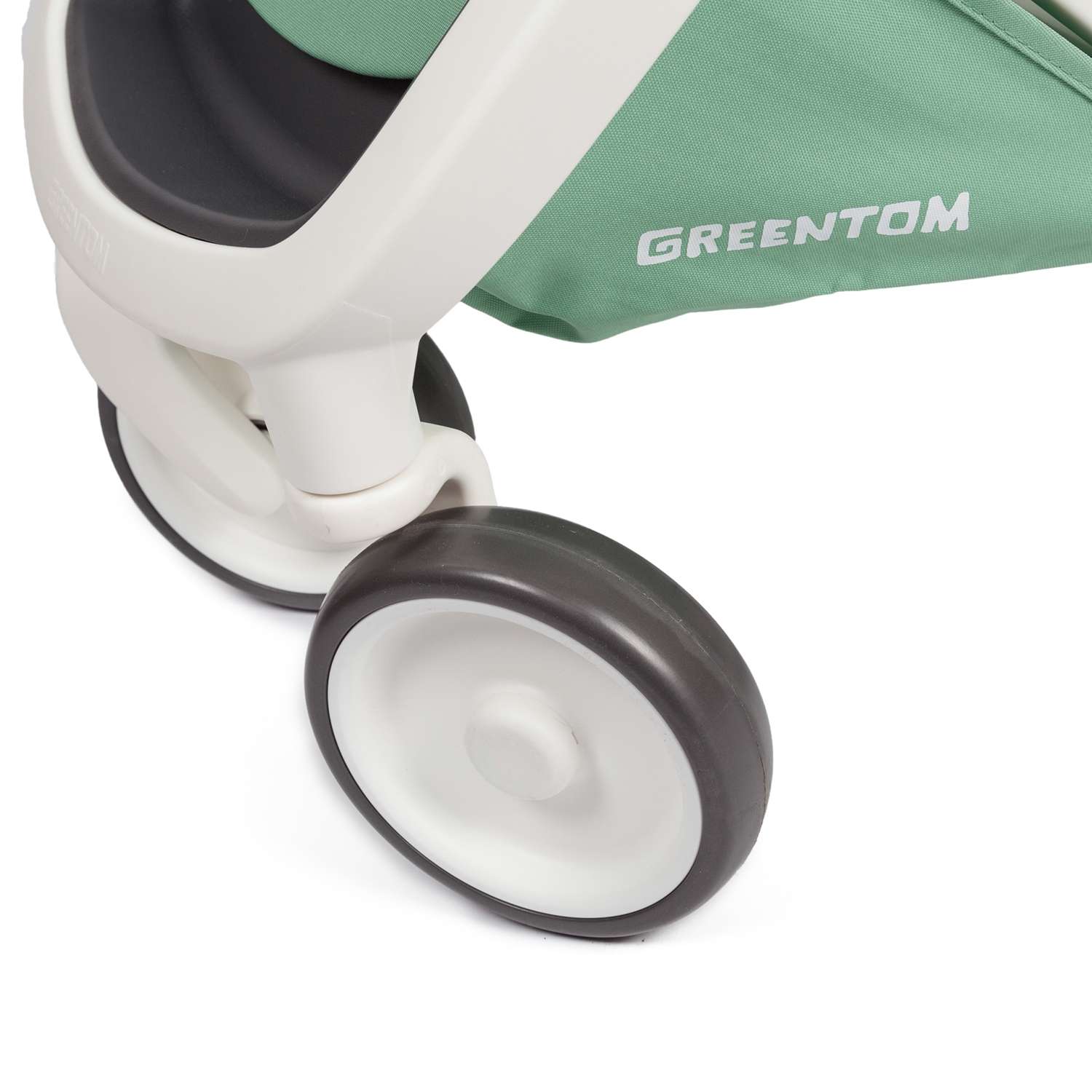 Прогулочная коляска Greentom Upp Classic Mint/White - фото 6