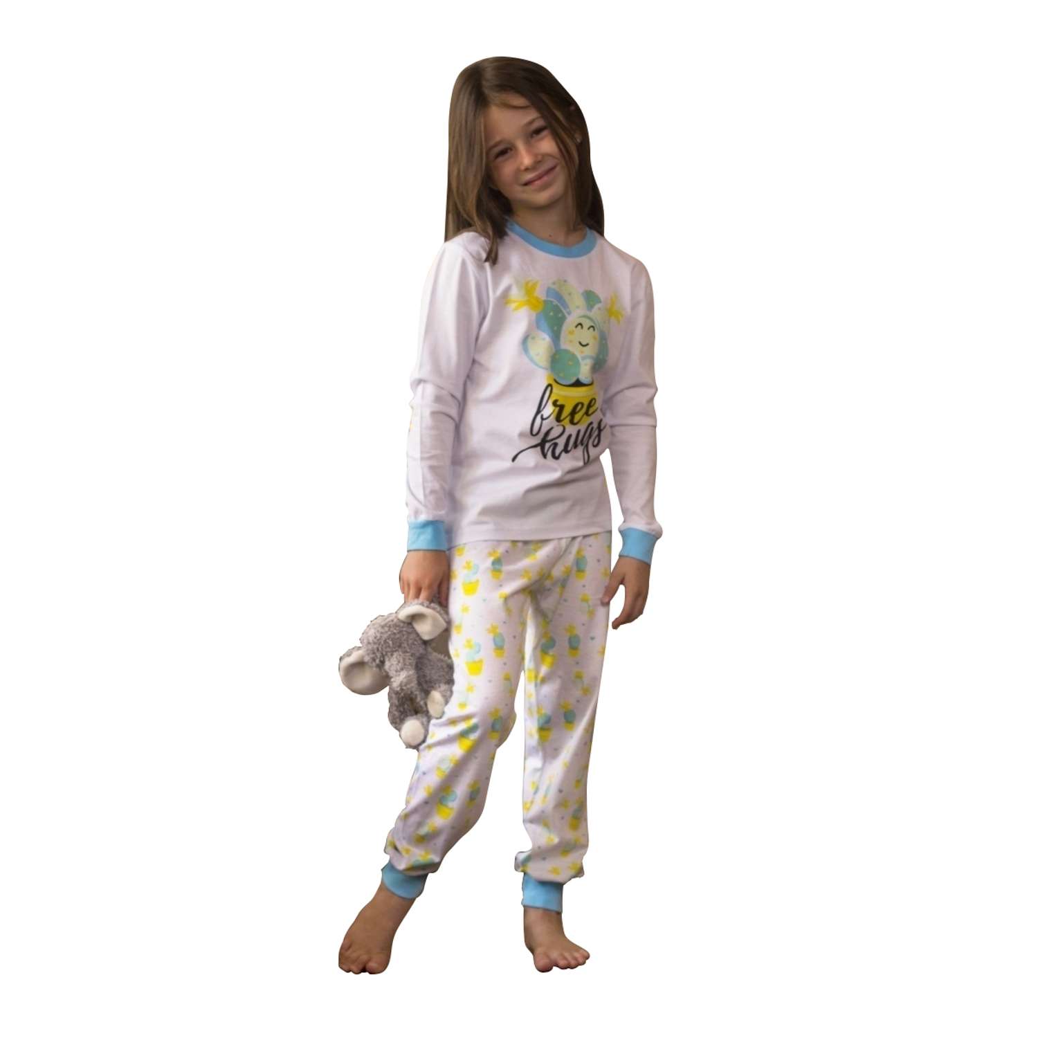 Пижама для девочки T-SOD DTS1464/2914_кактус - фото 1