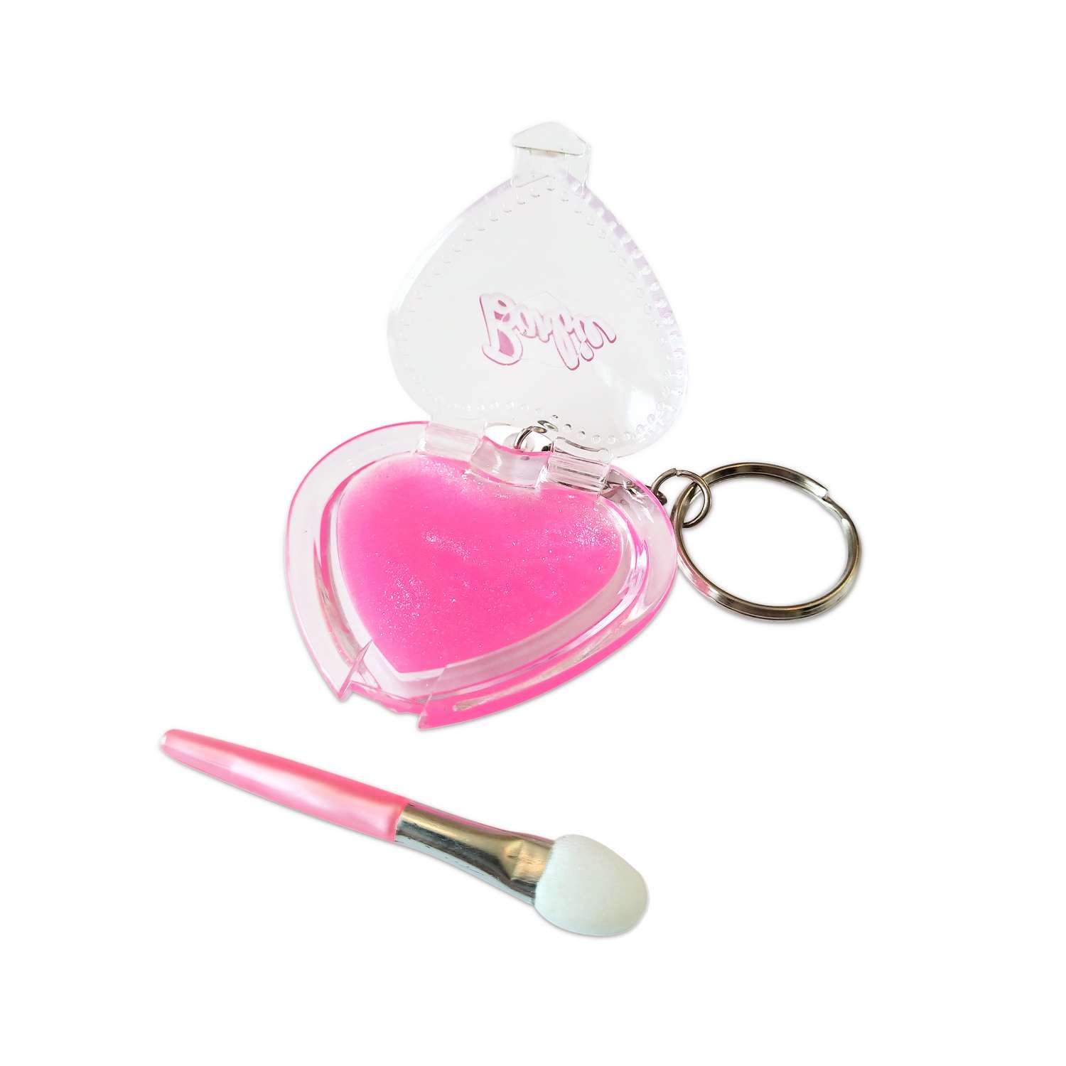 Блеск для губ Barbie Сердце-брелок Детская декоративная косметика для девочек - фото 3
