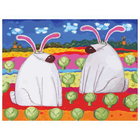 Набор для рисования Белоснежка Весёлые зайцы (774-AS)