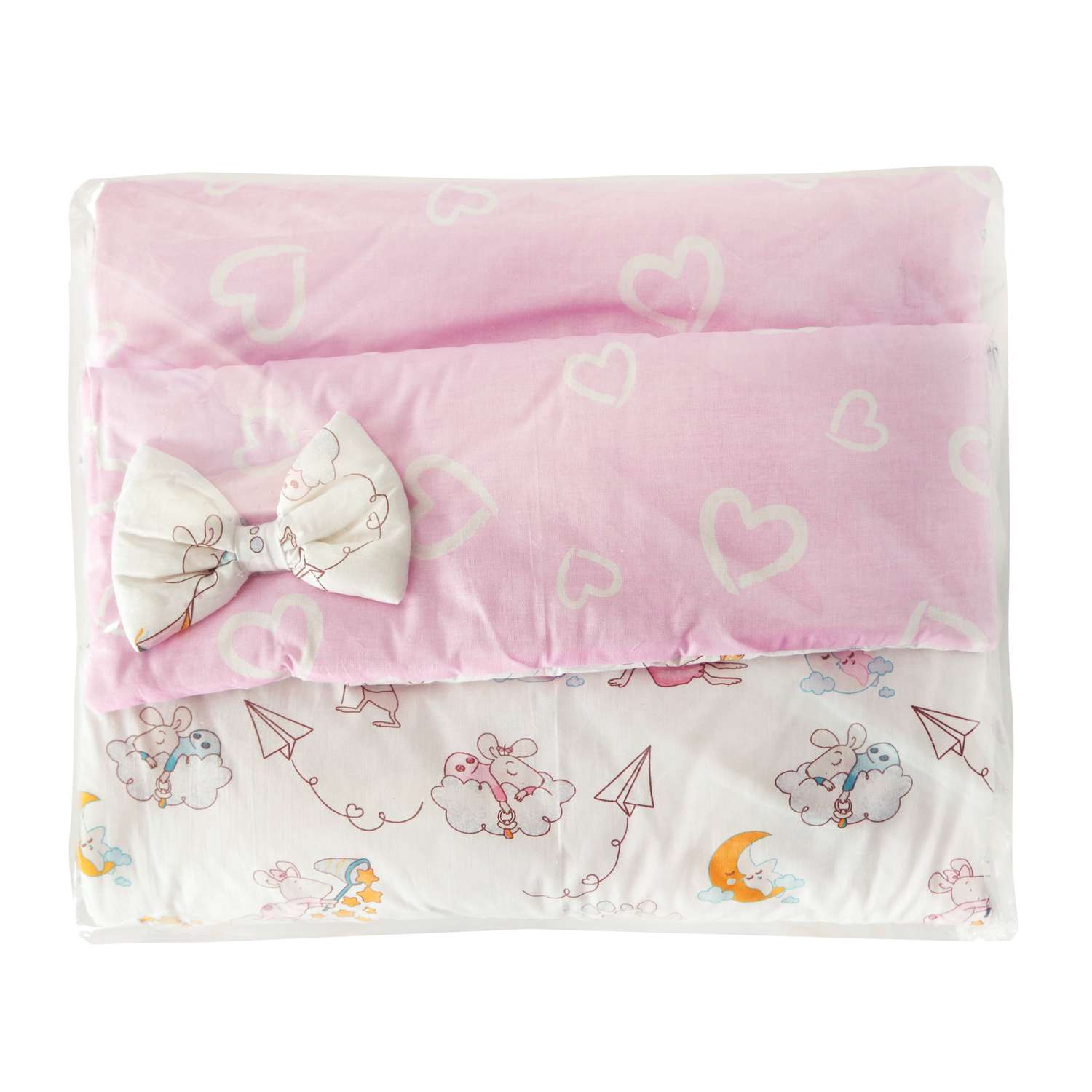 Спальный мешок детский AmaroBaby Magic Sleep Мышата в облаках - фото 7