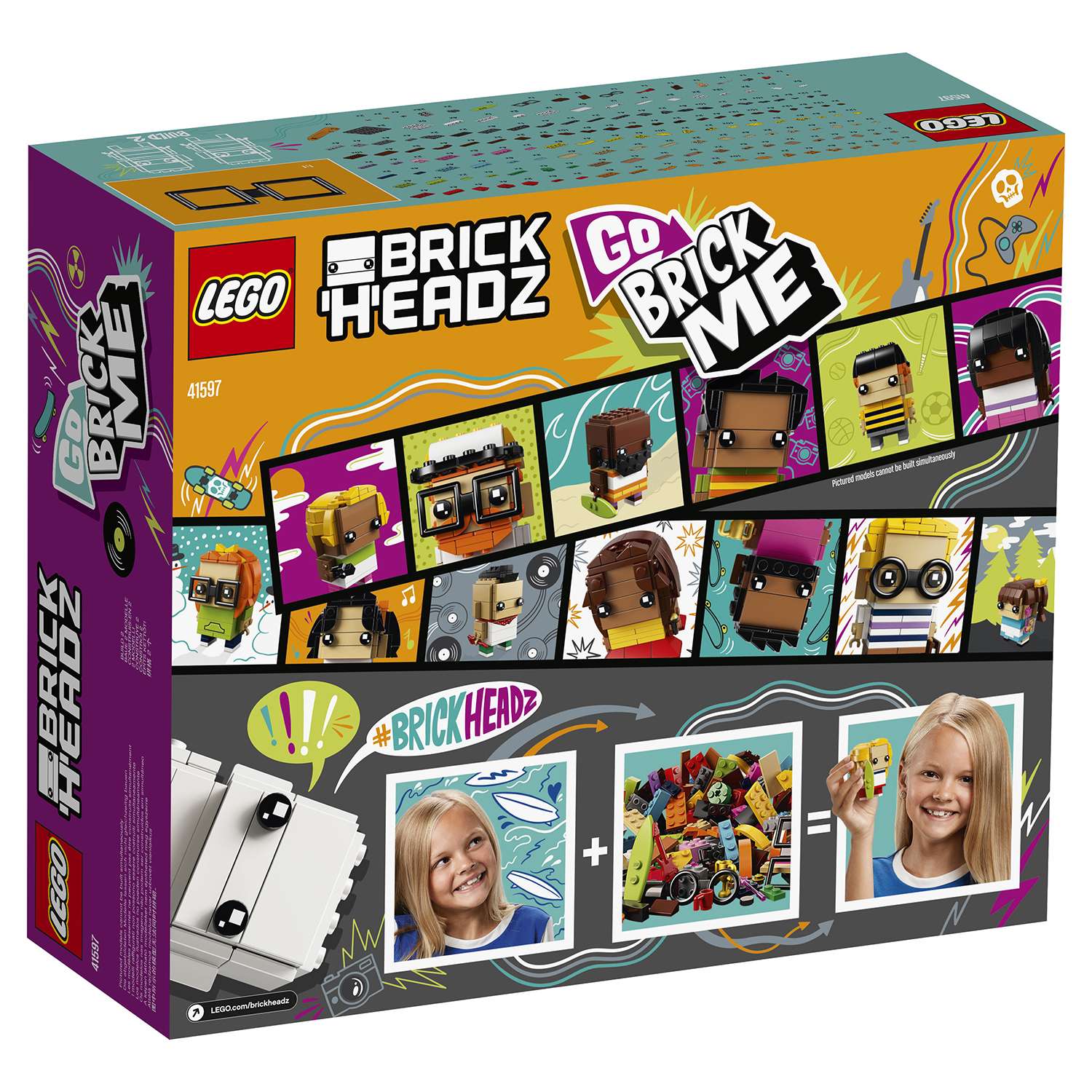 Конструктор LEGO BrickHeadz Собери меня из кубиков! 41597 - фото 3