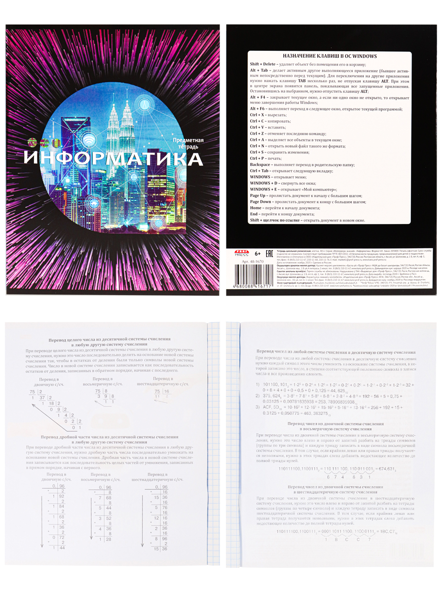 Комплект тетрадей Profit предметных 12шт 48л фейерверк знаний - фото 16