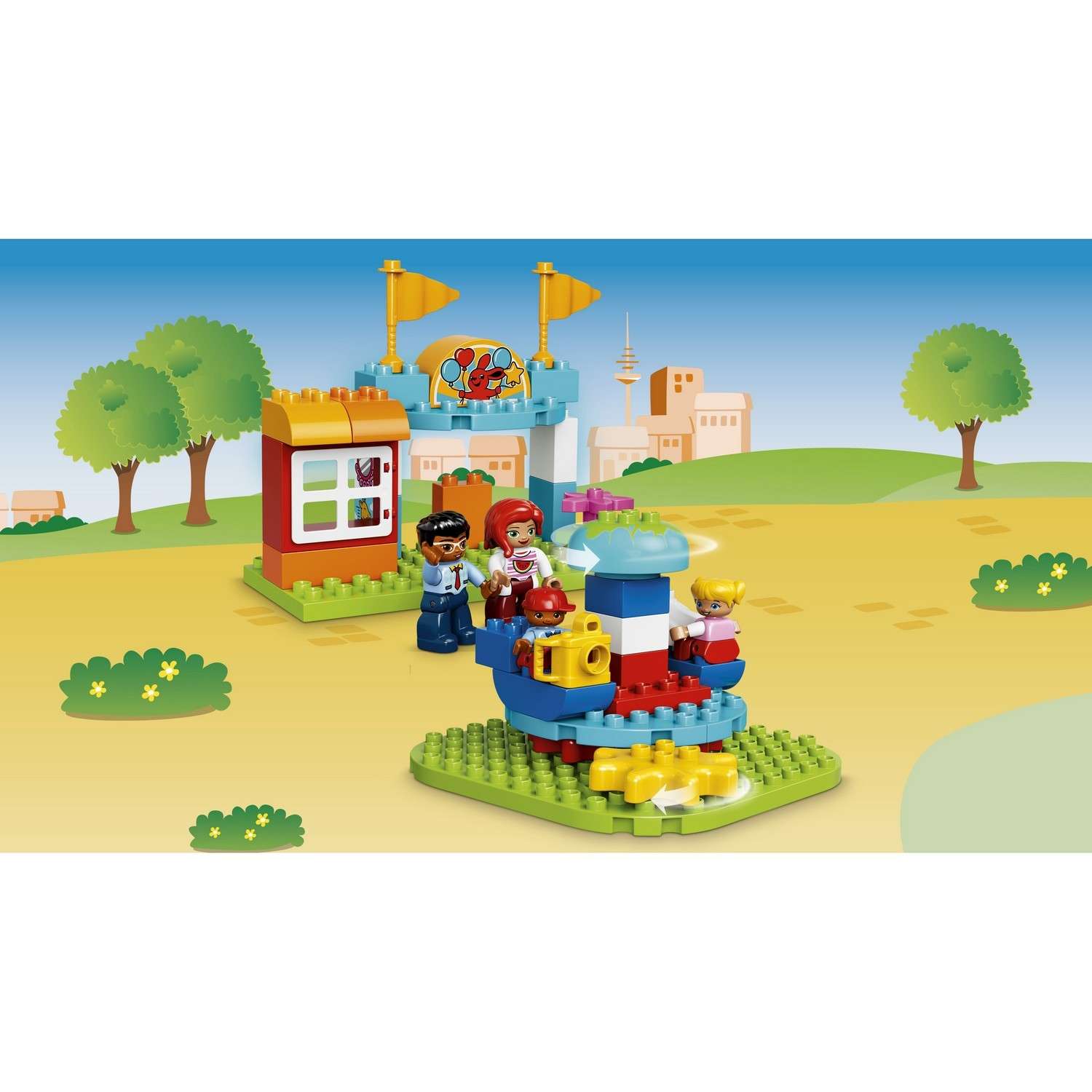Конструктор LEGO DUPLO Town Семейный парк аттракционов (10841) - фото 7