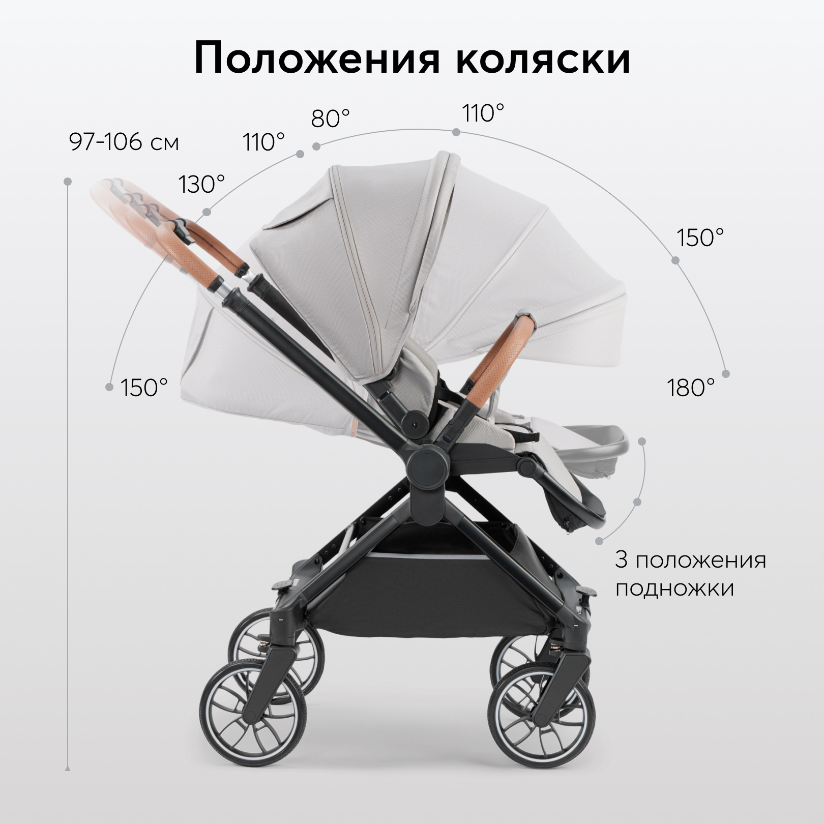 Коляска 2в1 Happy Baby Celine PRO - фото 17