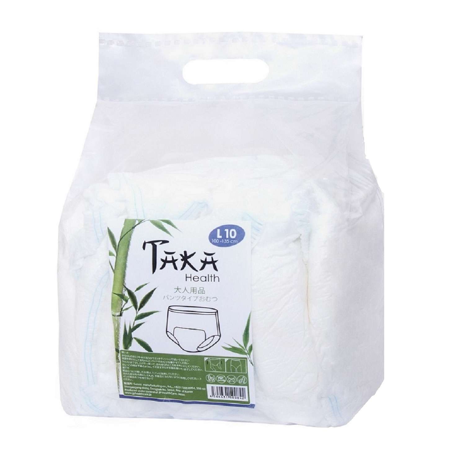 Подгузники-трусики TAKA Health Для взрослых L 100-135 см 10 шт - фото 1