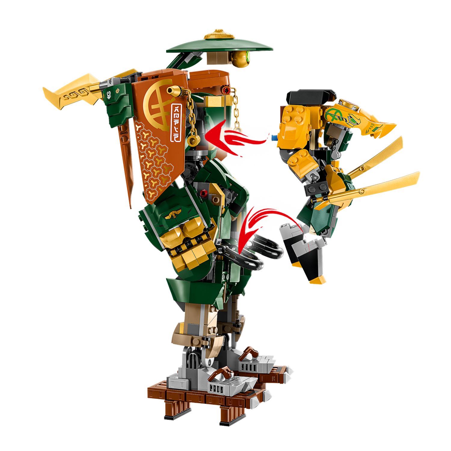 Конструктор LEGO Ninjago Lloyd and Arins Ninja Team Mechs 71794 - фото 4