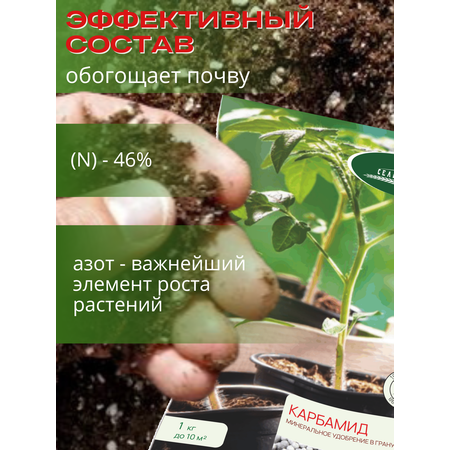 Удобрение весна - лето Сельхозтрест Карбамид 1 кг