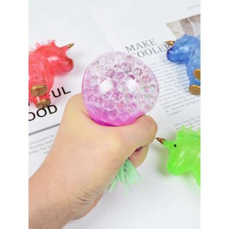 Мялка-антистресс iLikeGift Colorful unicorn squishy purple