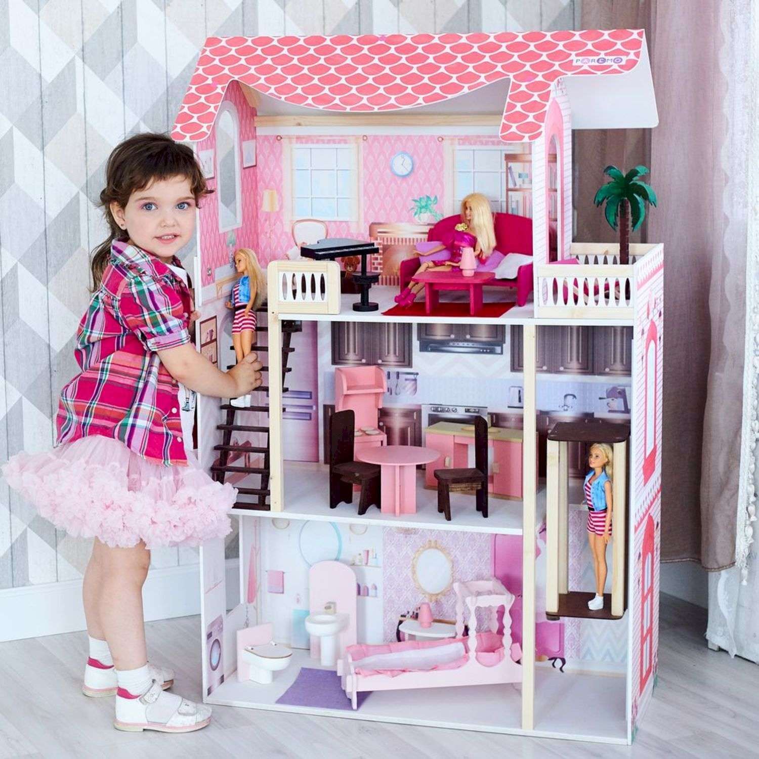 Кукольный домик Paremo Венеция-Джулия с мебелью 20 предметов PD318-05 PD318-05 - фото 1