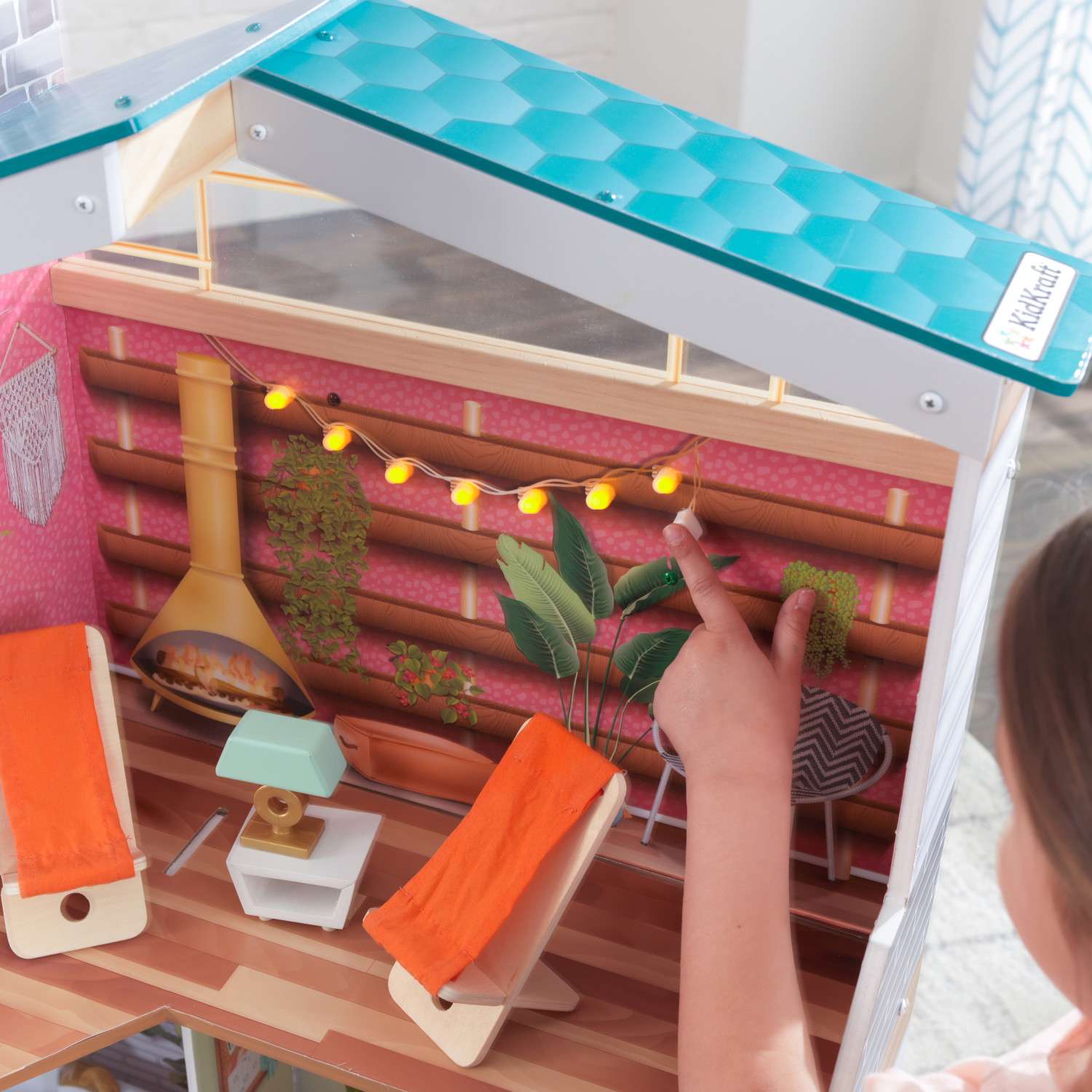 Кукольный домик  KidKraft Марлоу с мебелью 14 предметов свет звук 65985_KE 65985_KE - фото 9
