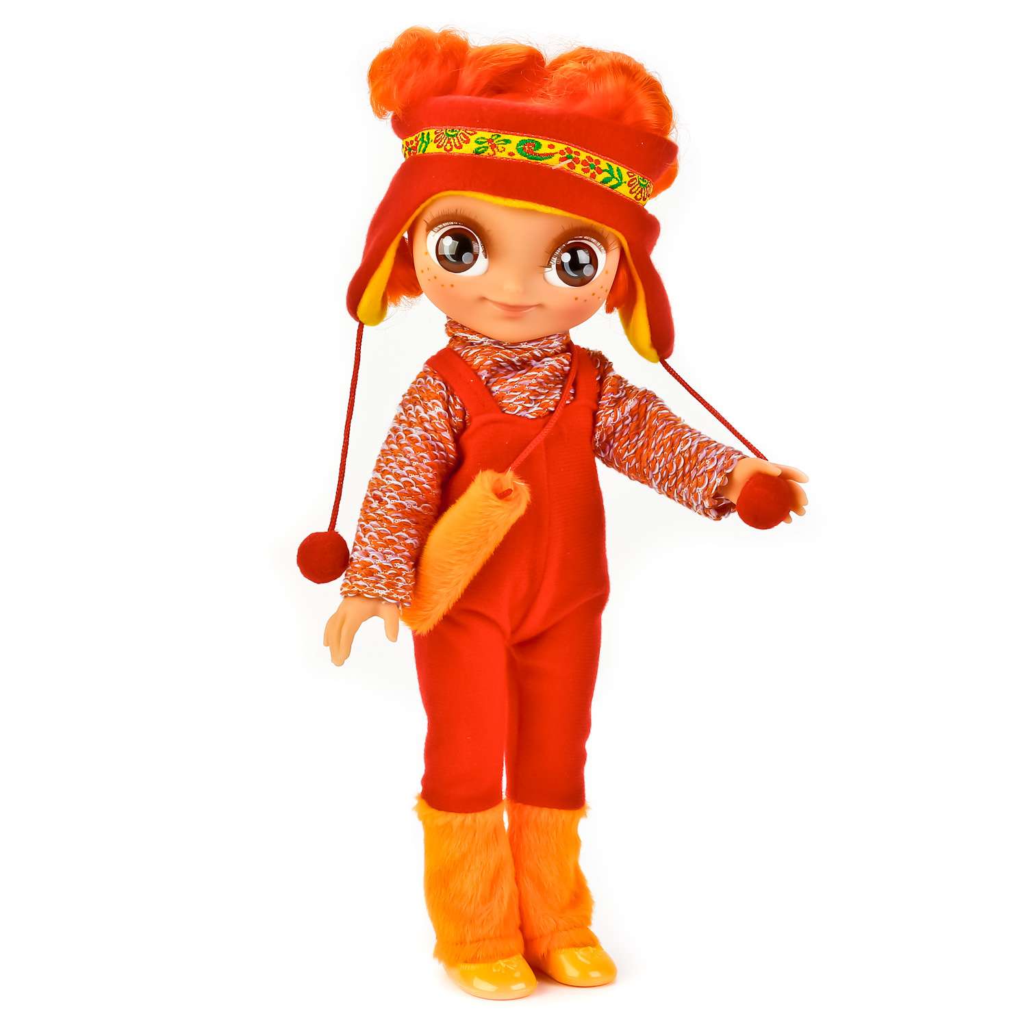 Кукла Карапуз Cказочный патруль Алёнка в зимней одежде SP0117-A-RU-W 18 249107 - фото 2