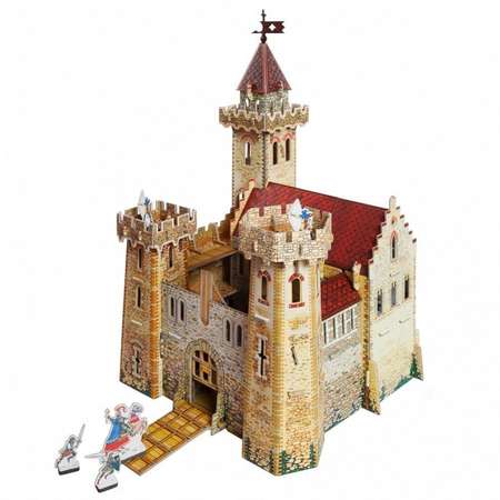Игрушка из картона Умная бумага Рыцарский замок 207