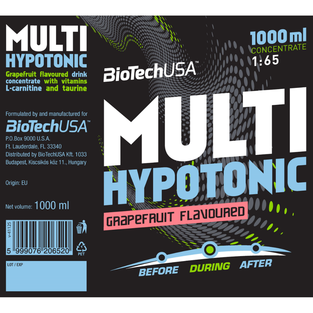 Гипотоник BiotechUSA Multi Hypotonic 1000 мл. Грейпфрут купить по цене 1638  ₽ в интернет-магазине Детский мир