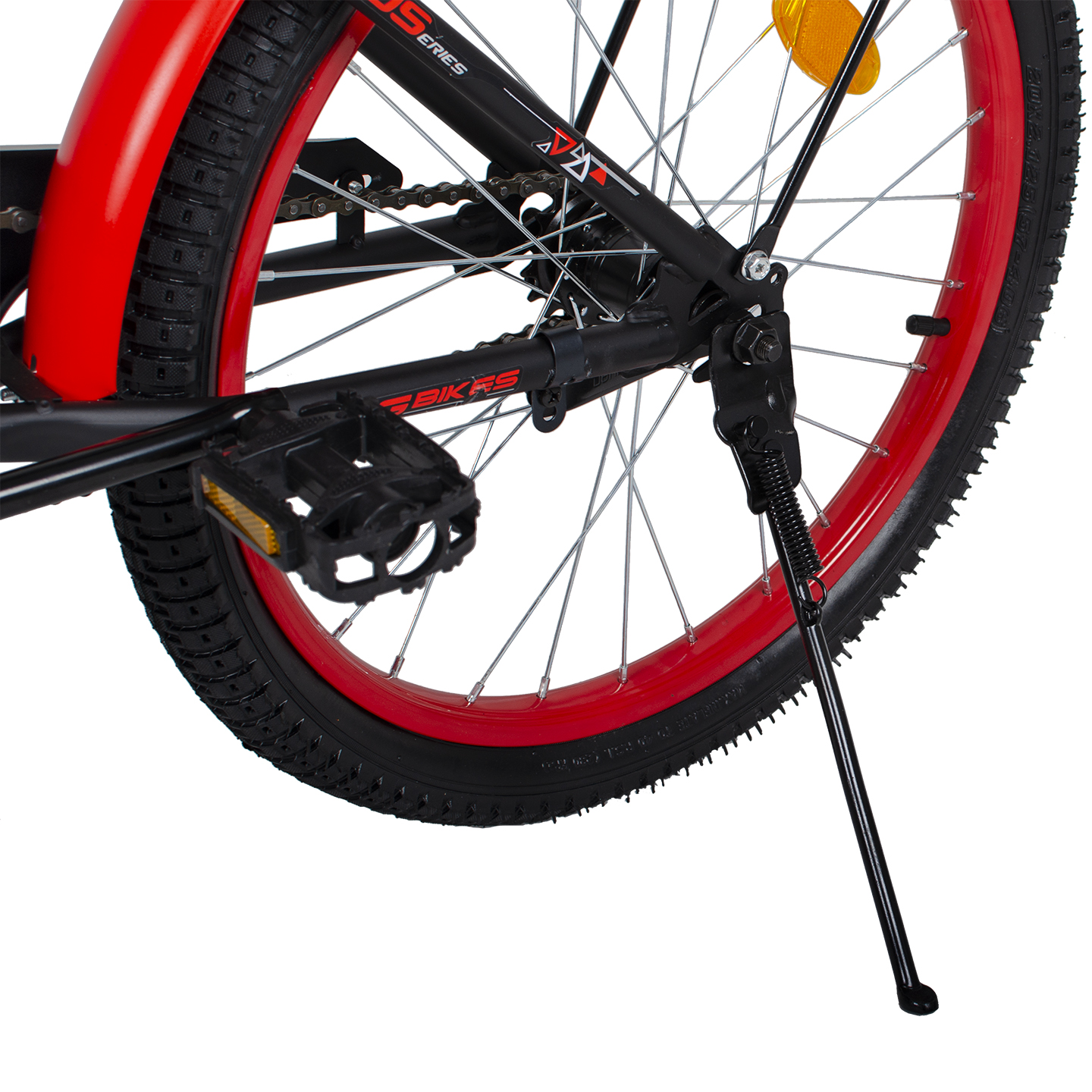 Велосипед NRG BIKES ALBATROSS 20 black-red - фото 23