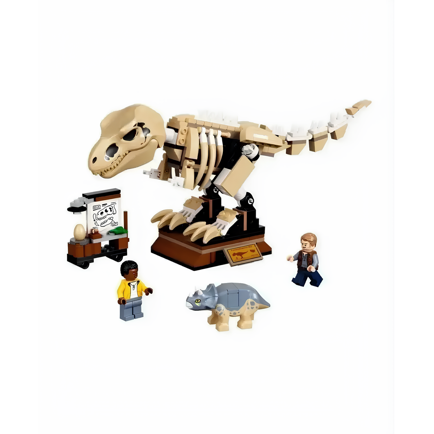 Конструктор Animal Park 818 Скелет Тираннозавра на выставке 326 деталей - фото 2