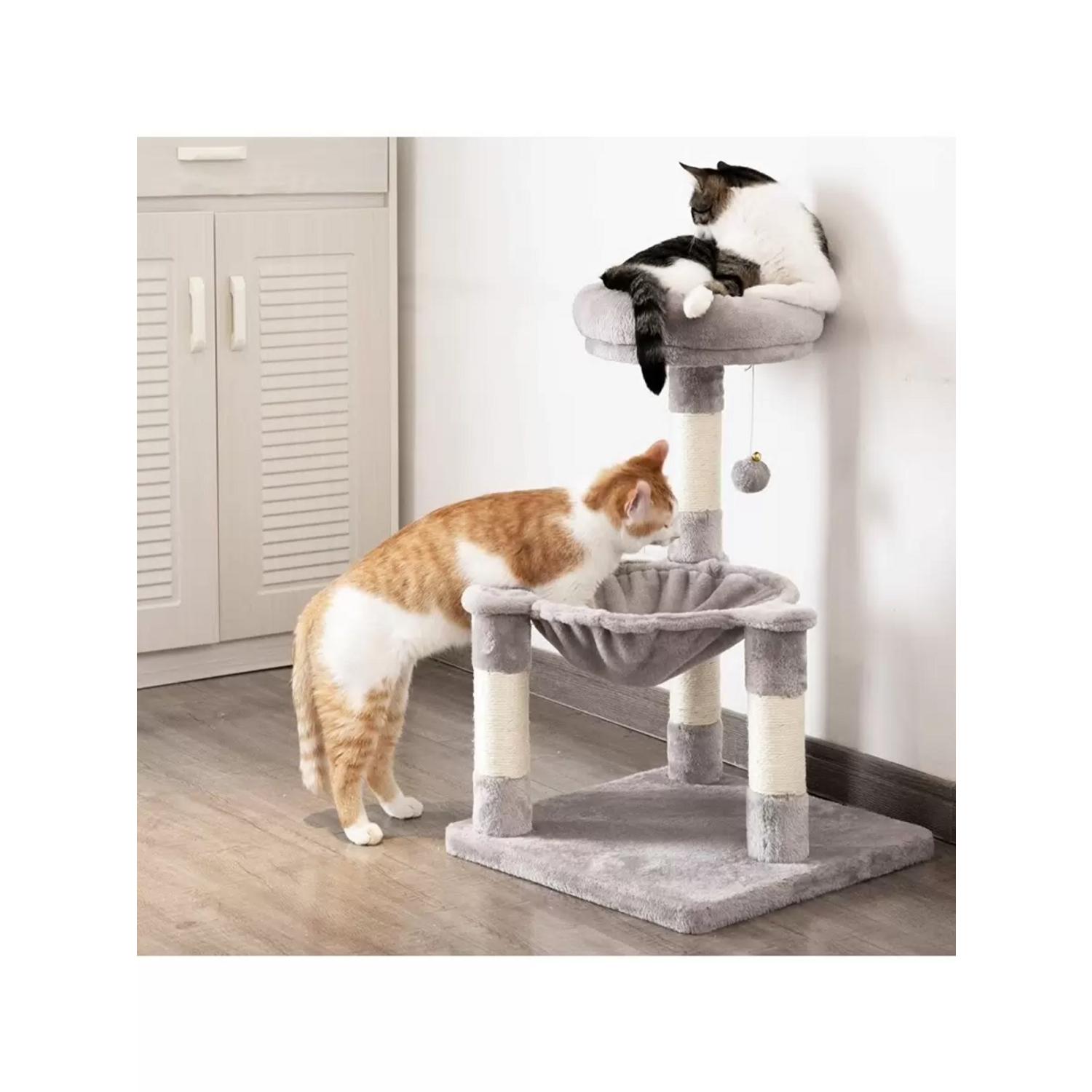 Когтеточка для кошек гамак Pet БМФ Серый - фото 3