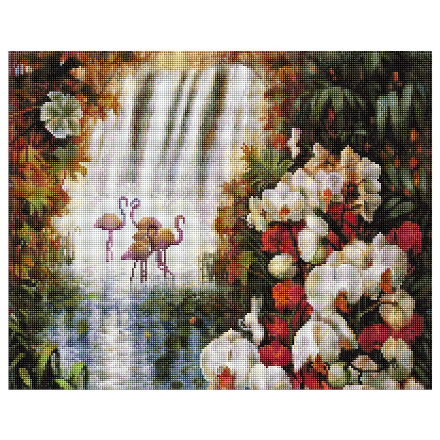 Алмазная мозаика на подрамнике Белоснежка 209-ST-S Райский сад 40х50 см. - фото 1
