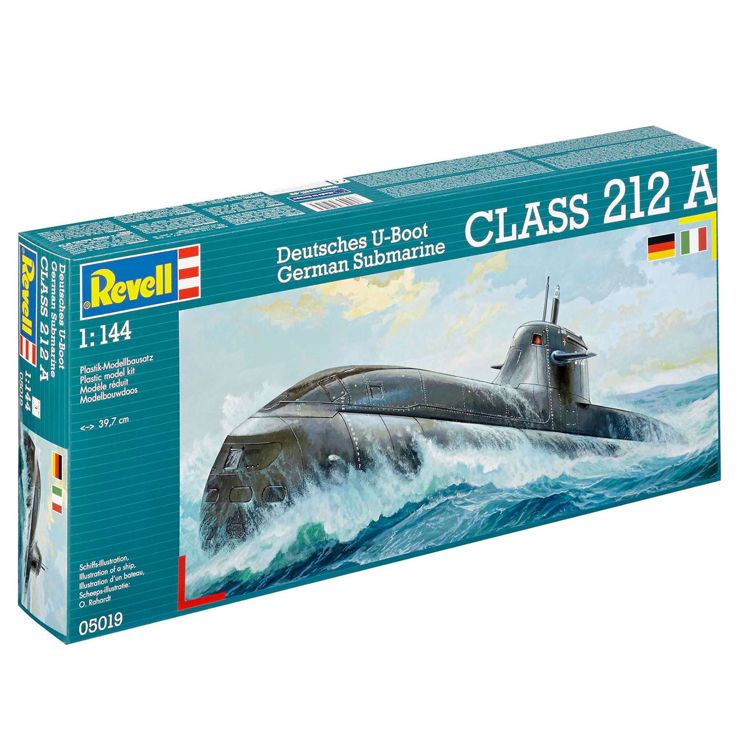 Сборная модель Revell Новейшая немецкая подводная лодка класса U212A 05019 - фото 3