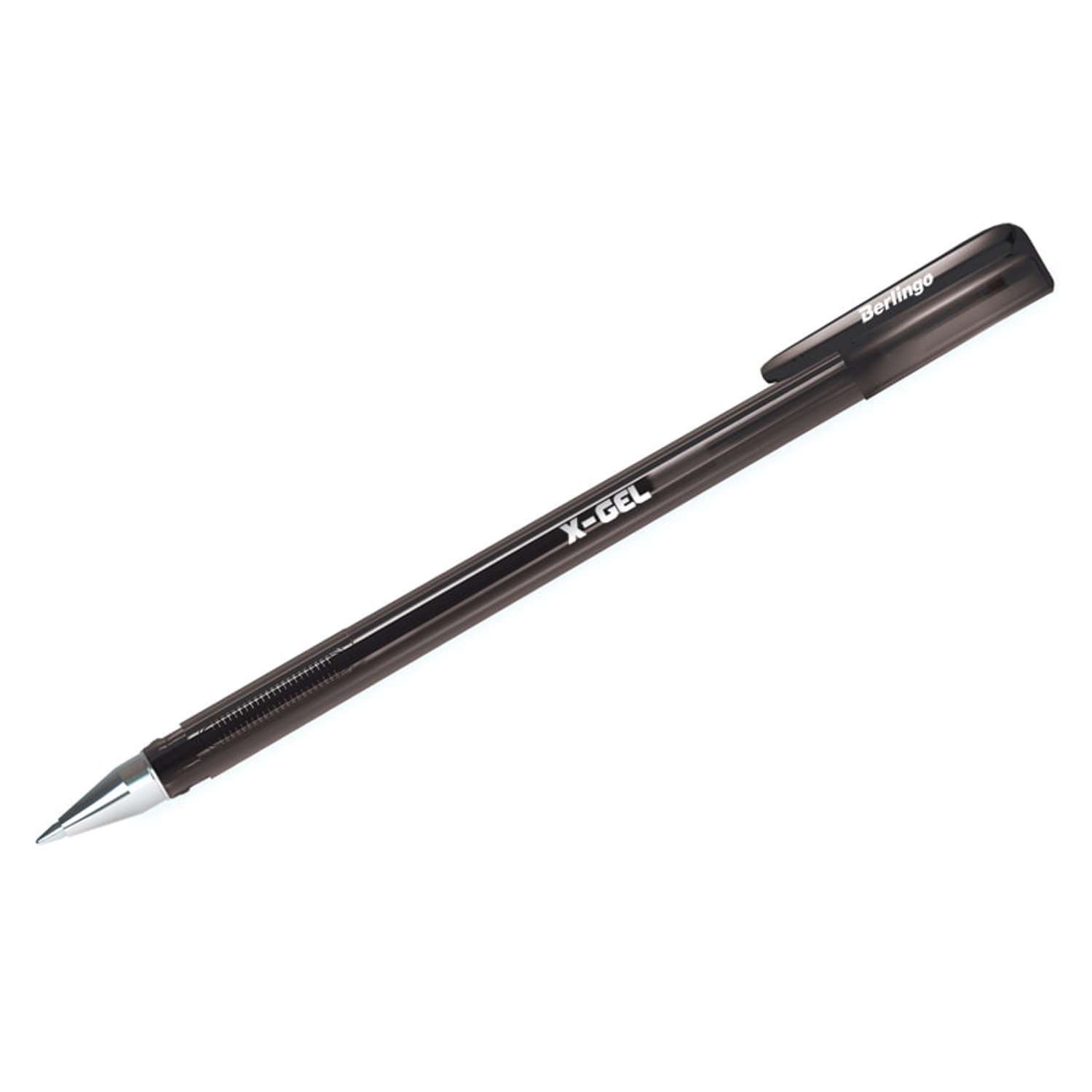 Ручка гелевая BERLINGO X-Gel 0.5мм Черная CGp_50120 - фото 1