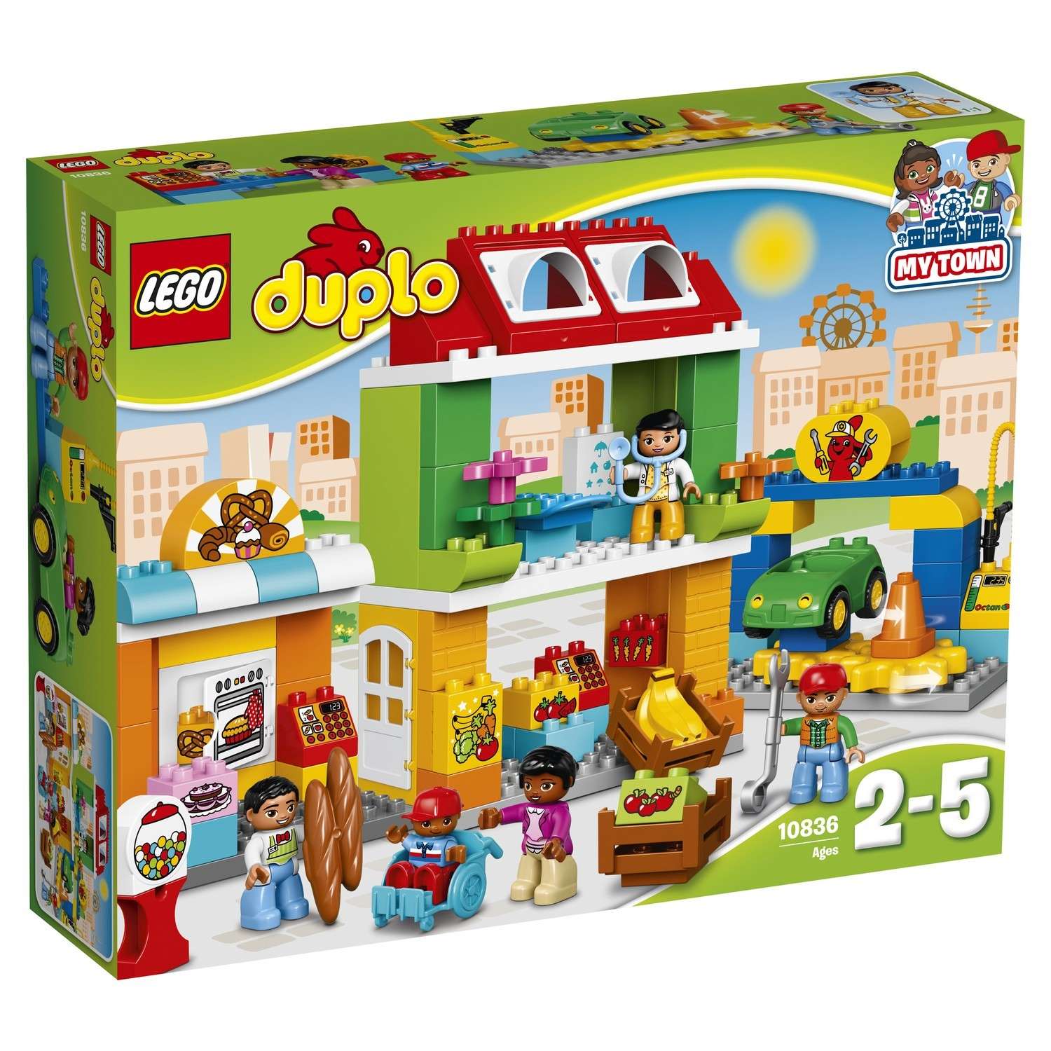 Конструктор LEGO DUPLO Town Городская площадь (10836) - фото 2