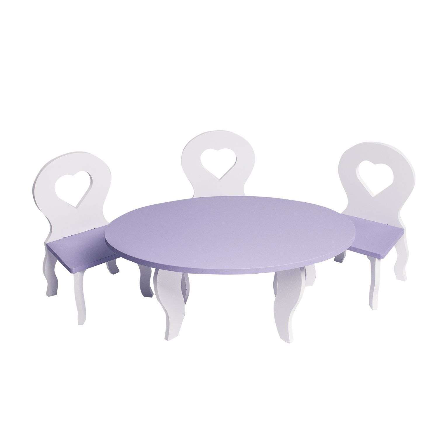 Мебель для кукол Paremo Шик набор 4предмета Белый Фиолетовый PFD120-50 PFD120-50 - фото 1