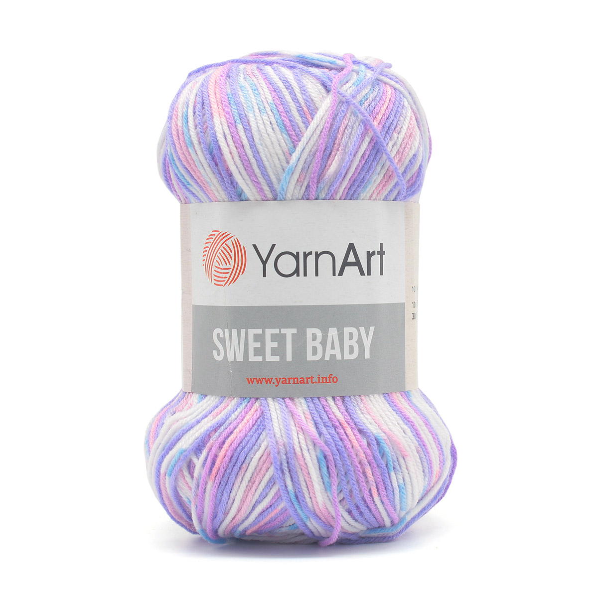 Пряжа для вязания YarnArt Sweet Baby 100 гр 300 м акрил тонкая детская 5 мотков цвет 904 - фото 2