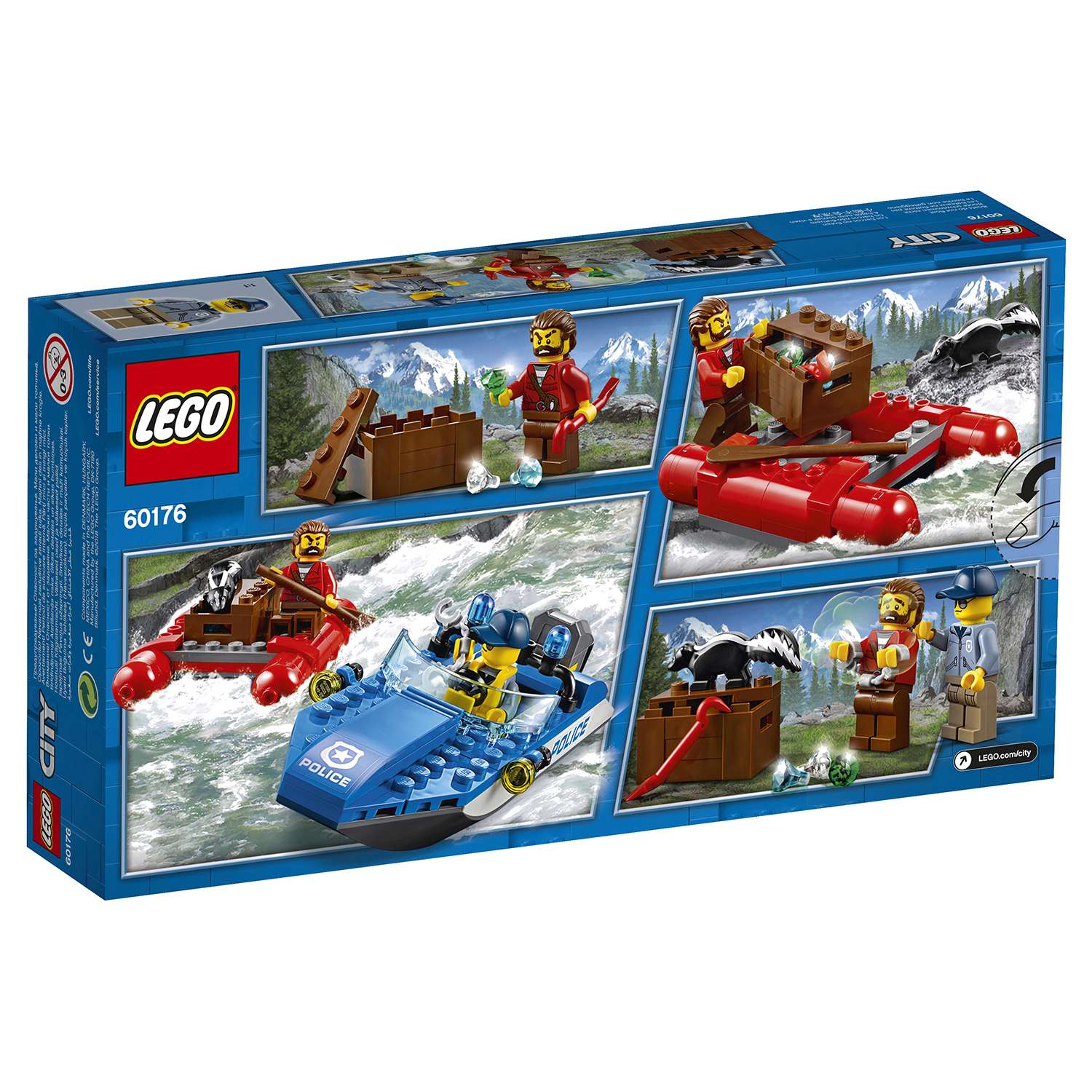 Конструктор LEGO Погоня по горной реке City Police (60176) - фото 3