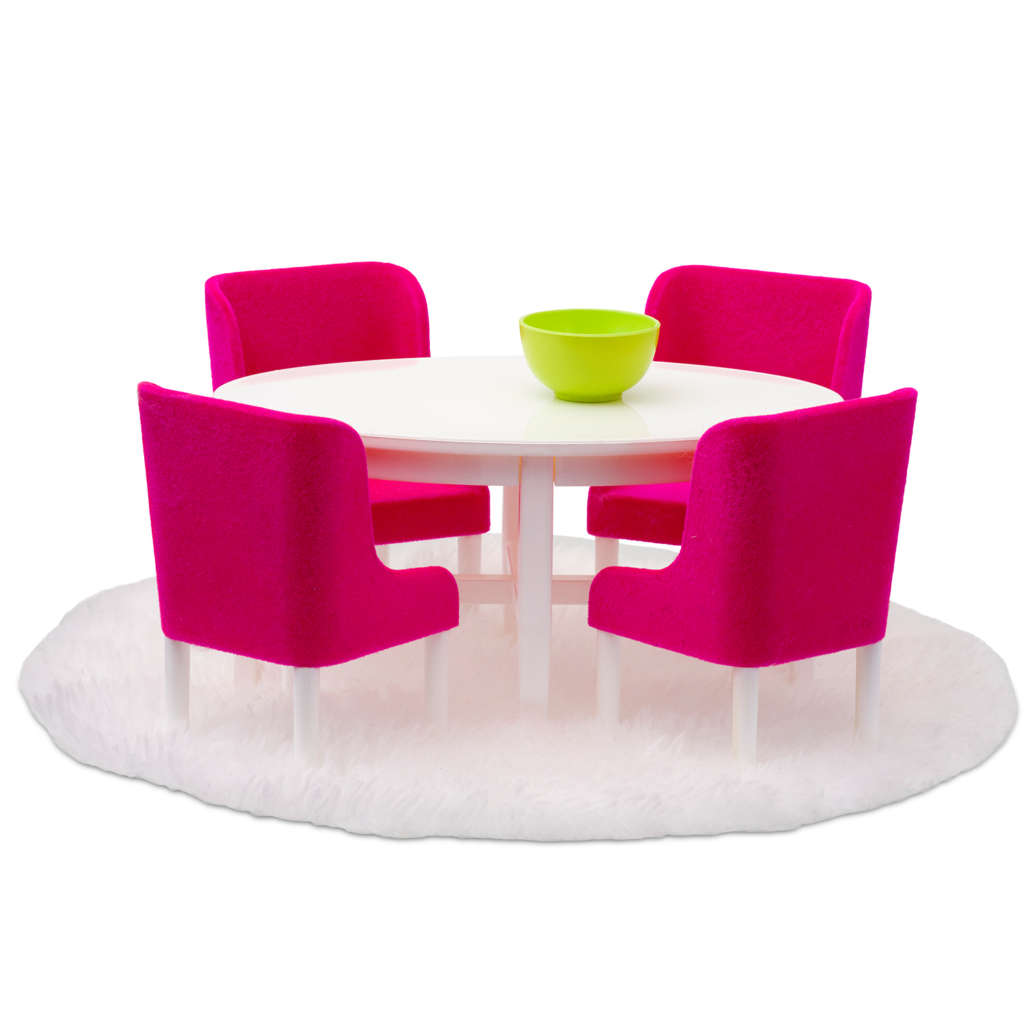 Мебель для домика Lundby Обеденная группа 7предметов Малиновый LB_60208000 LB_60208000 - фото 1