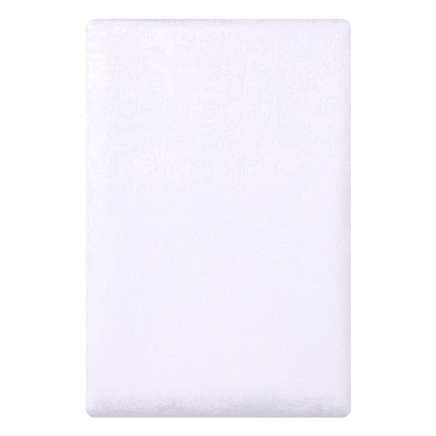Скатерть DeNASTIA Жаккард с эффектом потертости 160x250 см белый E020185 - фото 4