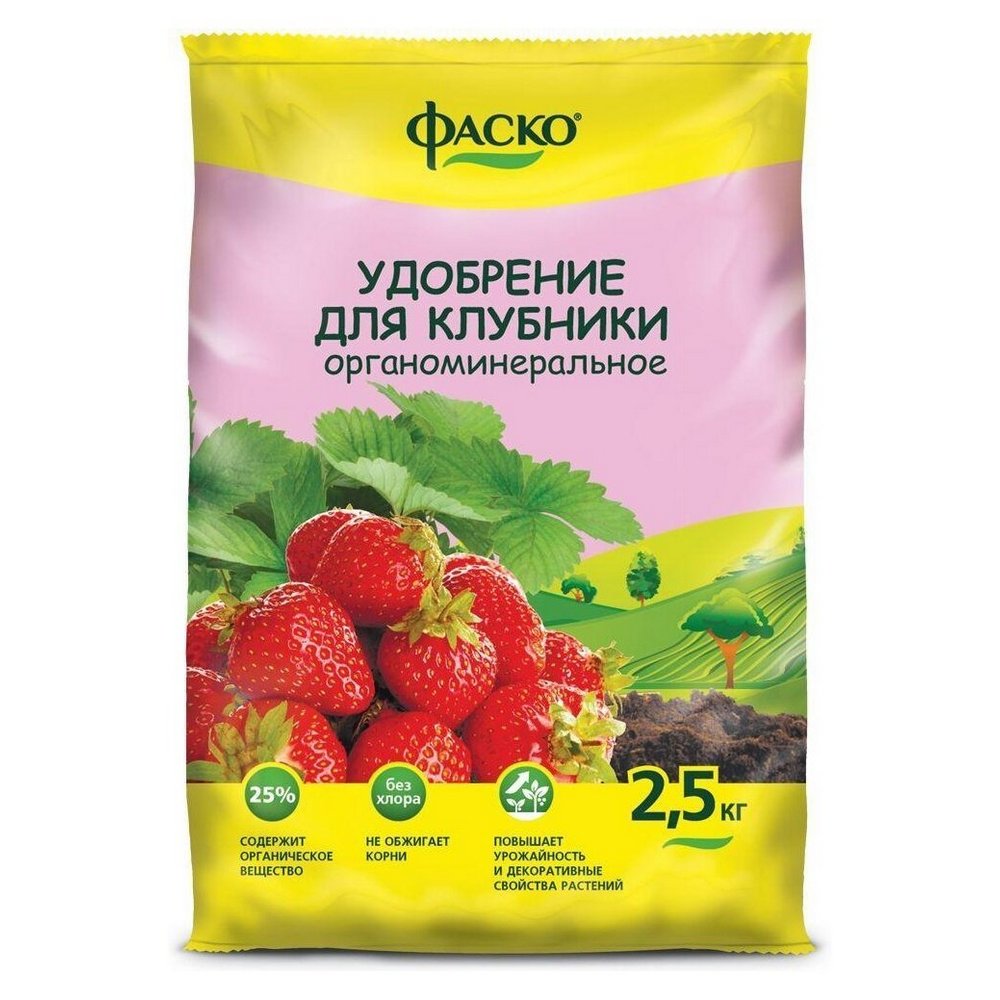 Удобрение Фаско для клубники гранулированное 2.5 кг купить по цене 323 ₽ в  интернет-магазине Детский мир