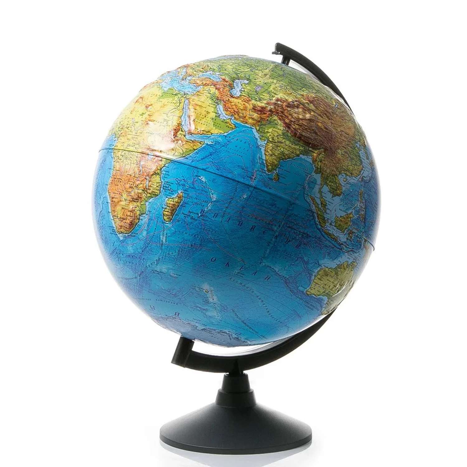 Глобус Globen Земли физический рельефный диаметр 32 см - фото 6