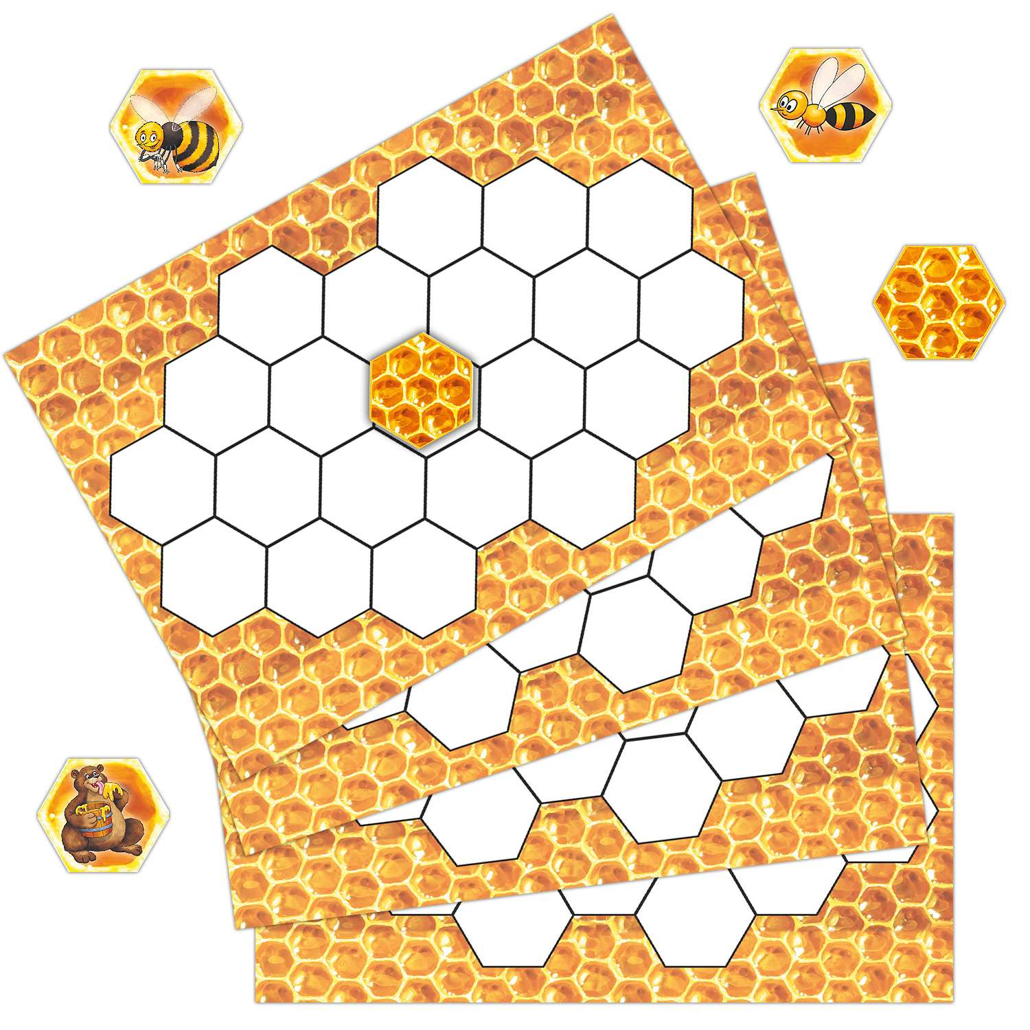 Настольная игра РУЗ Ко Мед пчелы и медведь - фото 2